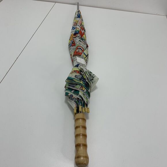 Large Vintage Umbrella Newspaper Florida Comic Strip Garfield Wizard ID FoxTrot - Picture 11 of 11